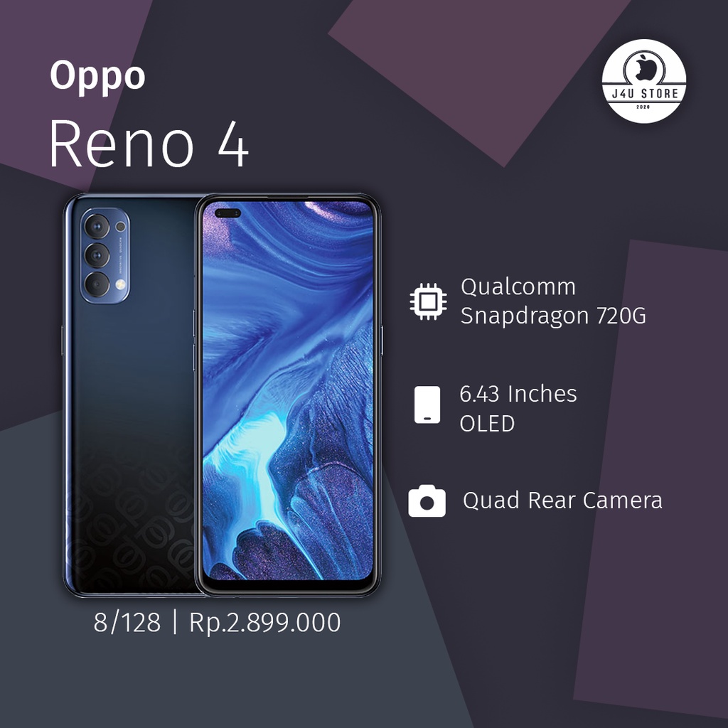 Oppo Reno 4 8/128 second original