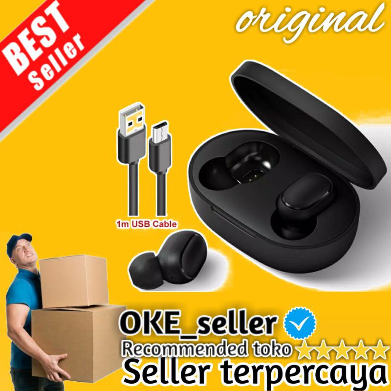 HEATSET BLUETOOTH XIAOMI AIRDOTS TWS BLUETOOTH EARPHONE XIAOMI REDMI AIRDOTS LIKE AIRPOD