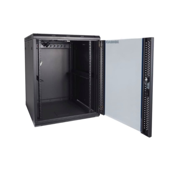 WIR6015S - 15U Wallmount Rack Depth 600mm Single Door 19&quot; - INDORACK