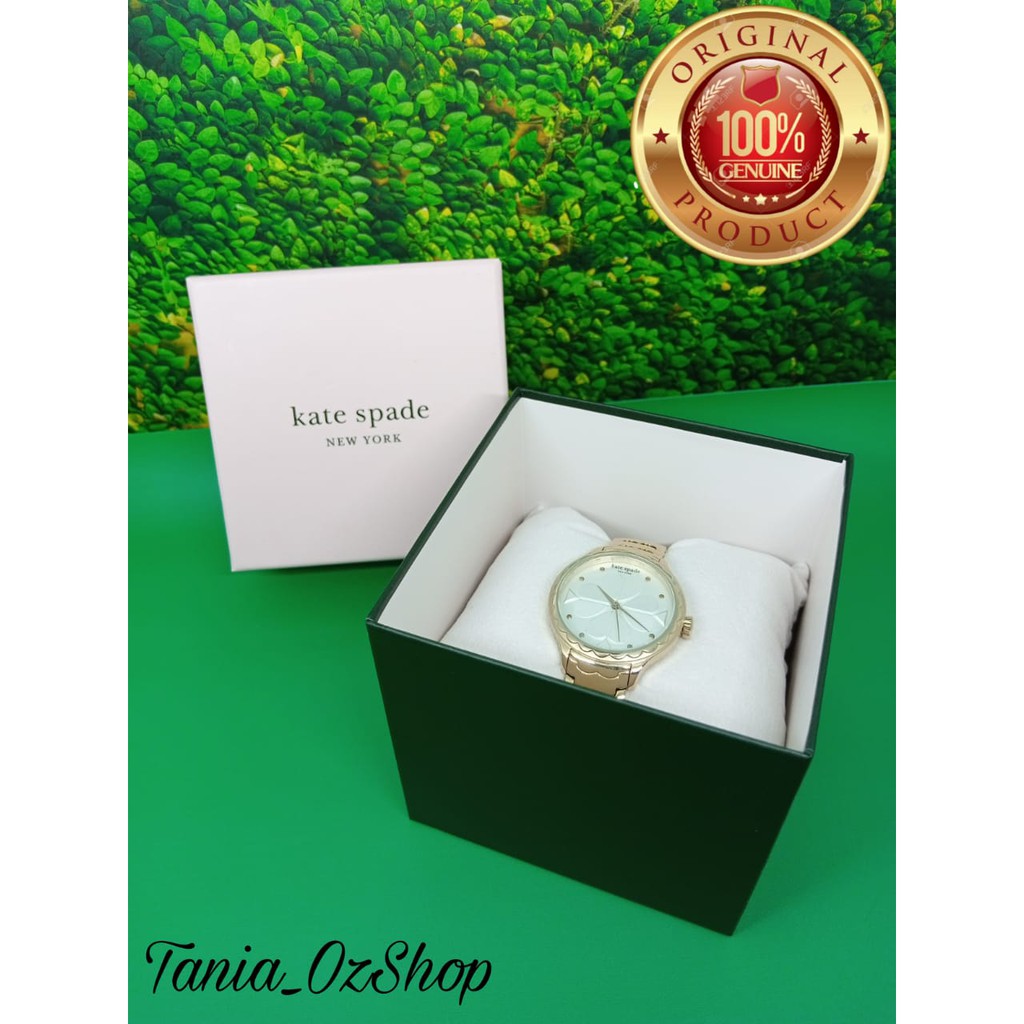 Jam Tangan Wanita Kate Spade Gold Band Original Garansi Resmi KSW1504