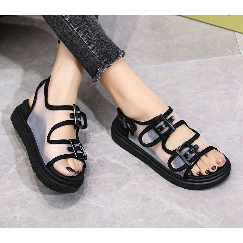 SN2020 Sandal  wedges  wanita