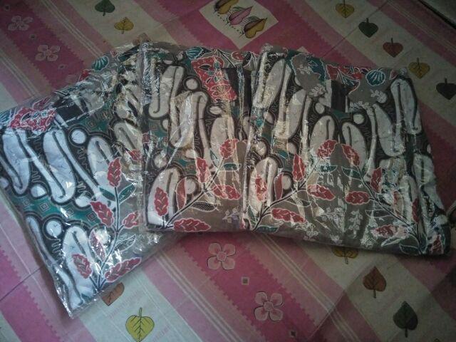 Tunik Serut Parang Daun Jatuh Tunik Batik Cantik Tunic Batik Modern Kerja