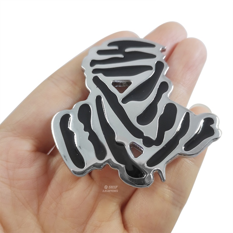 1pc Stiker Emblem Logo Dakar Rally Racing Bahan Metal Untuk Dekorasi Mobil Jeep / Truk