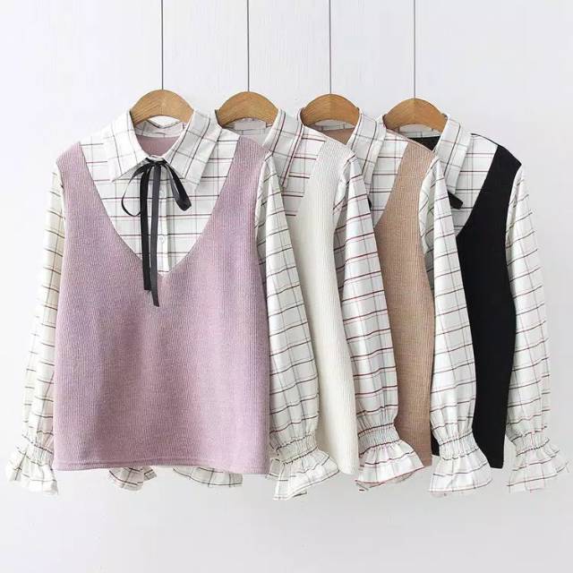 Sabila tunik/blouse import/baju korea/baju import