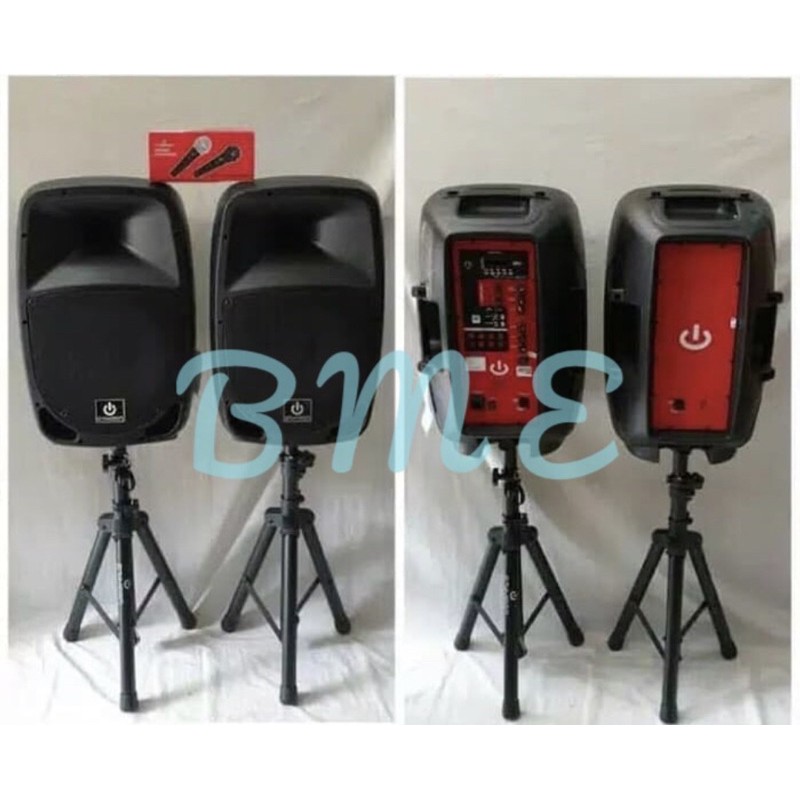Paket Komplit Speaker Aktif Crimson 12 inch