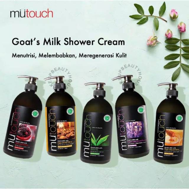 MUTOUCH Shower Cream [ PUMP / REFILL ] 500ml | 800ml | 1000ml