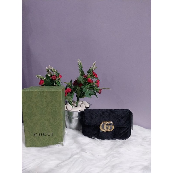 Sling Bag/Tas Wanita Kekinian/Gucci Premium Import