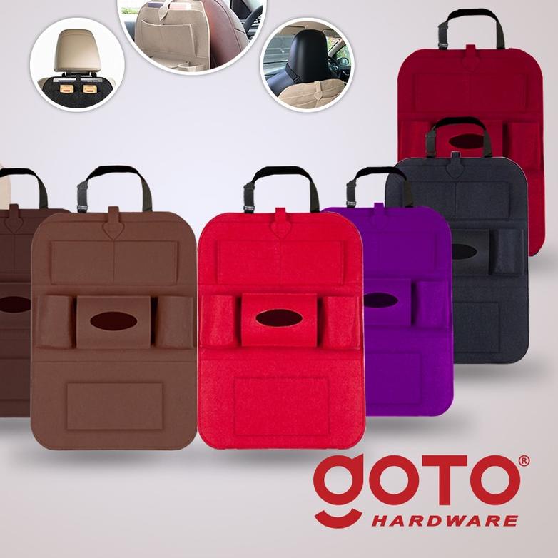 ✸ Goto Car Seat Organizer Tas Belakang Jok Mobil Multifungsi ◘