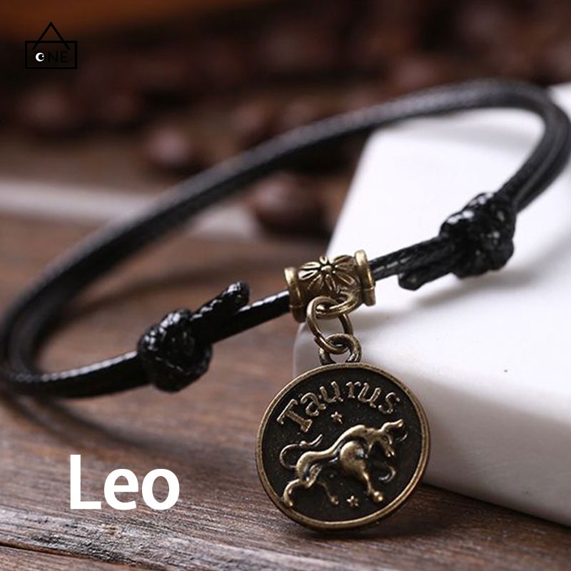 COD❤Gelang Zodiak Konstelasi Rasi Bintang Astrologi Perbintangan Horoskop Bracelet Tidak ada A one