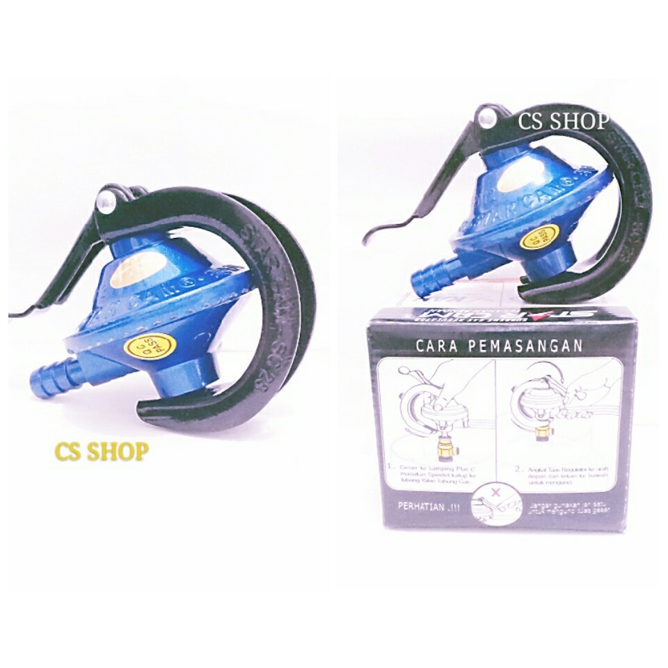 Regulator STAR CAM SC-23.S supreme gas regulator tekanan rendah dilengkapi dengan 2 sistem pengaman