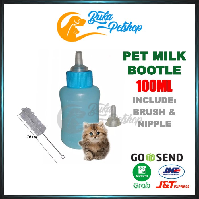 Botol Susu Kucing Anjing Dot Susu PET MILK BOOTLE 100ml