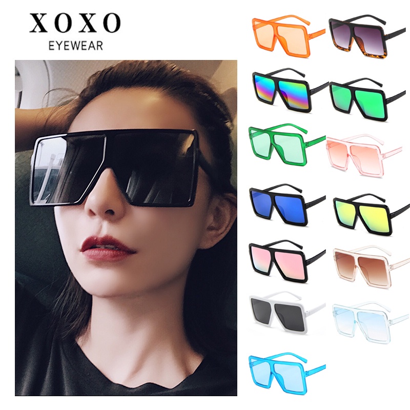 Kacamata Bingkai Besar Warna Hitam Gaya retro Eropa Amerika Untuk Pria Dan Wanita