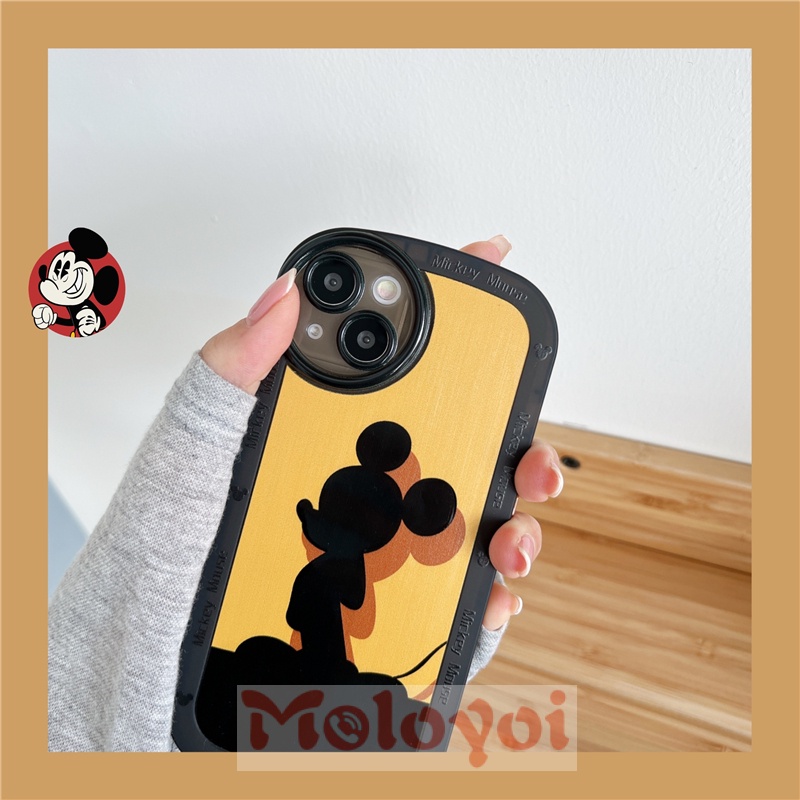 Soft Case Silikon Motif Mickey Mouse Untuk IPhone 11 13 12 Pro MAX 7 8 Plus XR X 6 6S Plus XS MAX SE 2020