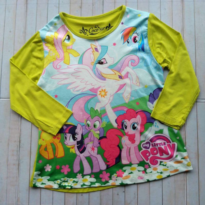 baju tshirt karakter kuda pony