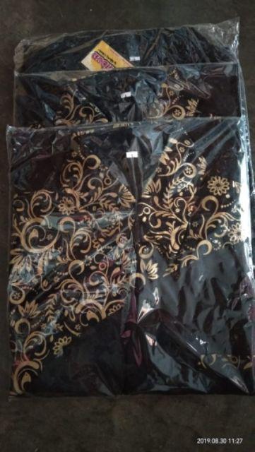 Kemeja Pria Lengan Panjang Kombinasi Batik Prodo Seragam Murah Pekalongan M L Xl