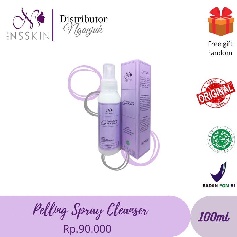 (FREE GIFT BISA COD) PELLING SPRAY CLEANSER NS SKINCARE NEW NSSKIN
