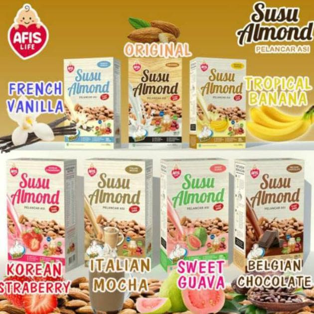 Afis Life ASI Booster Susu Almond 200gr