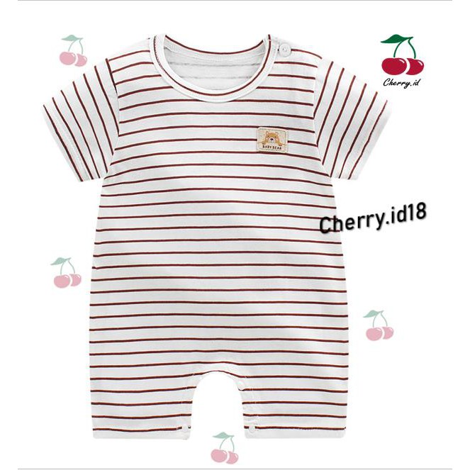 Cherry COD Jumper Kaos Bayi / Romper Bayi / Jumper Pendek Bayi Lucu Karakter J019