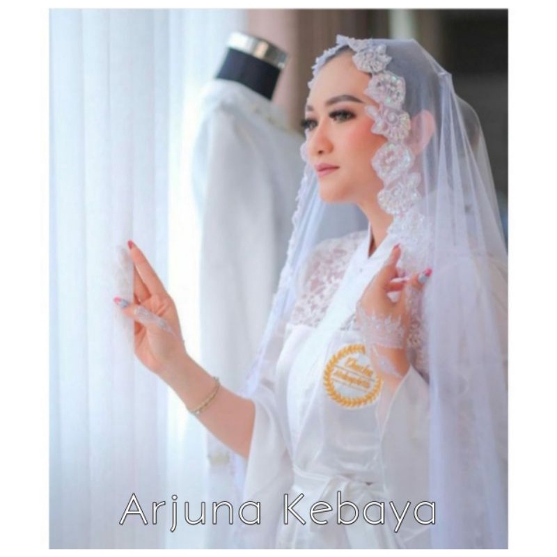 Slayer pengantin || hijab pengantin || veil pengantin || veil pengantin hijab || selendang