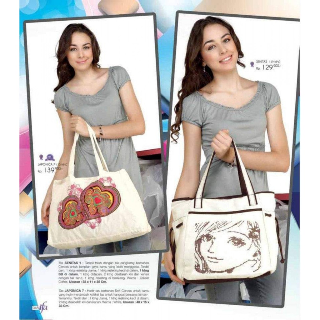 IFA Japonica 7 tote bag tas LKS shoping bag tas belanja
