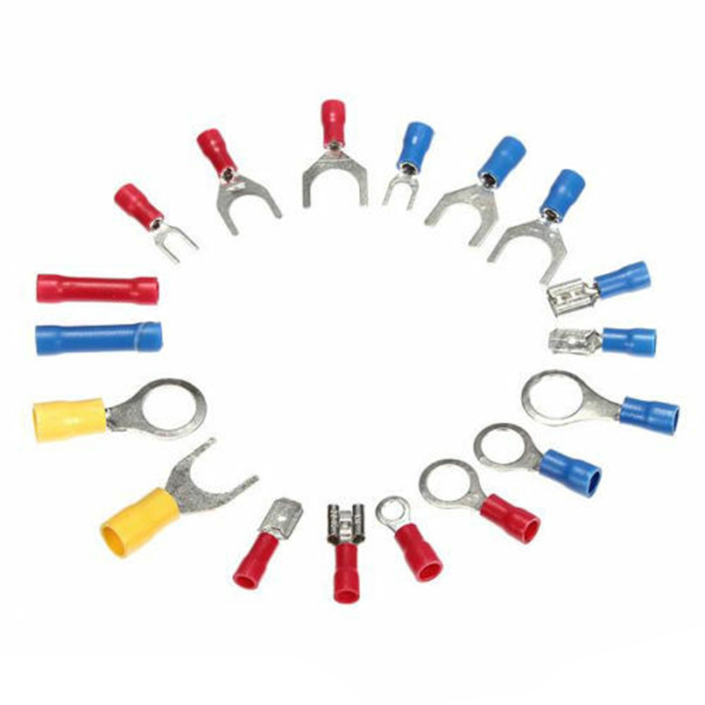 More Terminals Connecto Set 300Pcs Konektor Kabel Terminal Listrik dengan Bahan PVC Insulasi Thermal