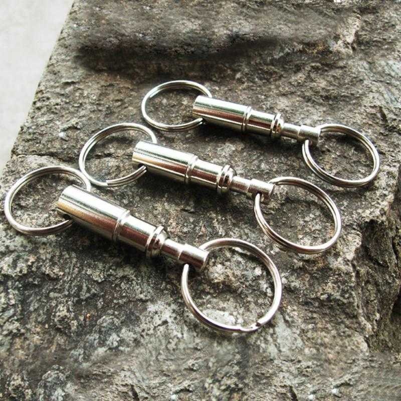 Gantungan Kunci Edc Premium Bahan Metal Keychain Tactical Carabiner Key Ring Thomgear Jm