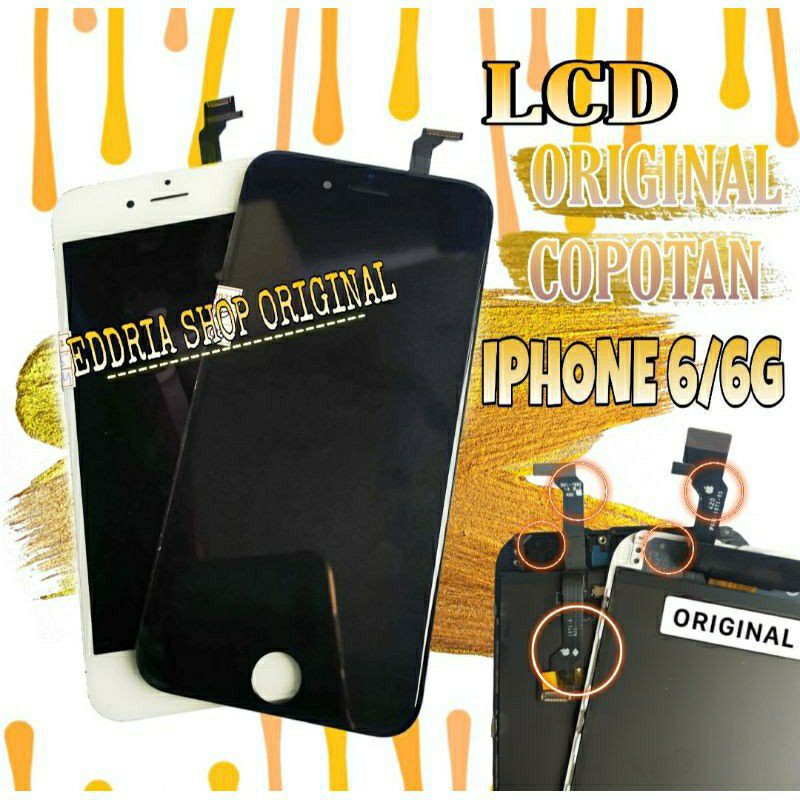 Lcd Layar Touchscreen Iphone 6 / 6G Copotan