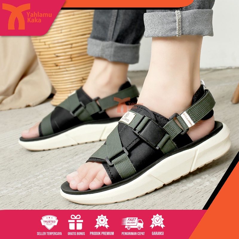 YLK x EVAR - Sandal Gunung Pria Wanita Kasual Anti Licin Kualitas Premium - Sendal Gunung Pria Kemah