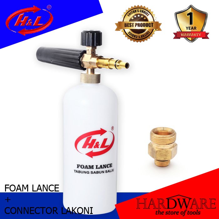 PAKET HEMAT  Foam Lance + Connector Lakoni