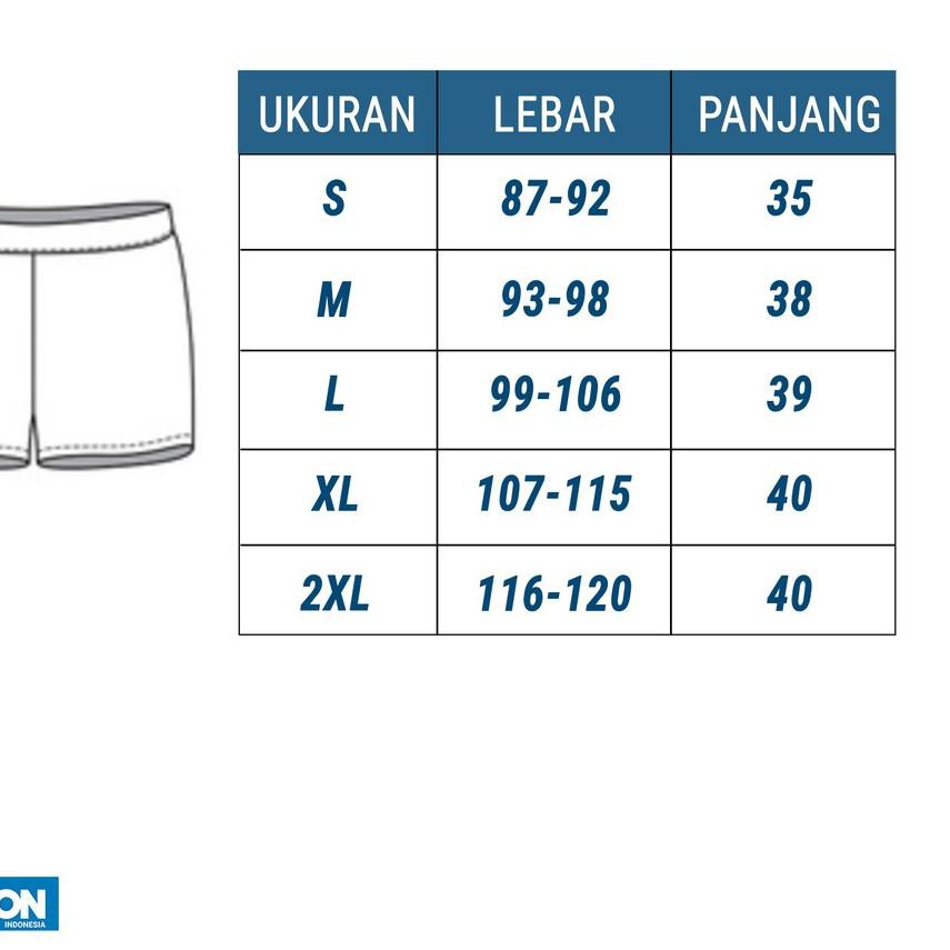 ❆ Kalenji Celana Pendek Rundry Hitam - 8325702 ♪