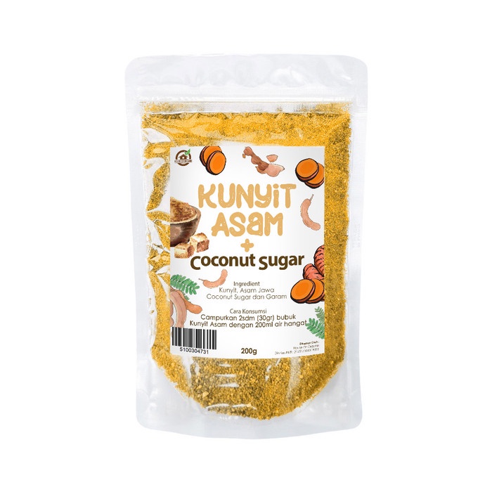 

tradisional-minuman- house of organix kunyit asam + coconut sugar 200 gr -minuman-tradisional.