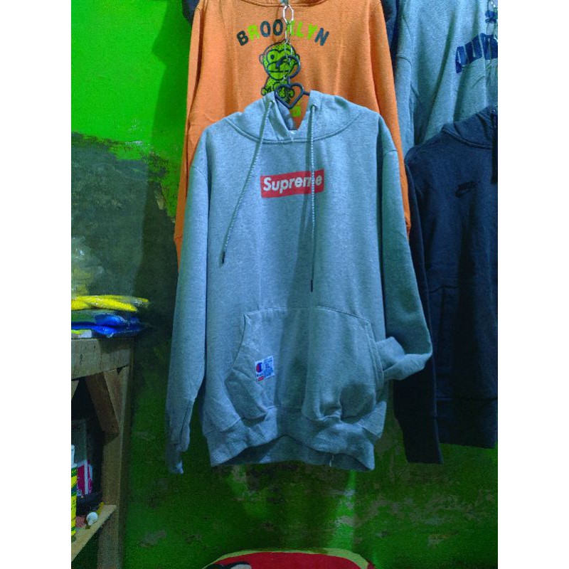 Hoodie_Preloved Supreme x Champion