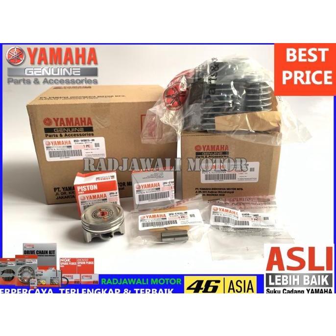 BLOK SEHER PISTON KIT MIO M3 , MIO Z , FREEGO ASLI ORIGINAL YAMAHA