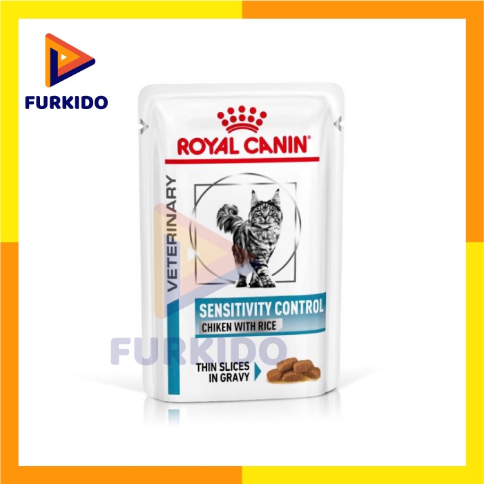 Royal Canin VET Cat Sensitivity Control Pouch 85 Gr / Makanan Kucing