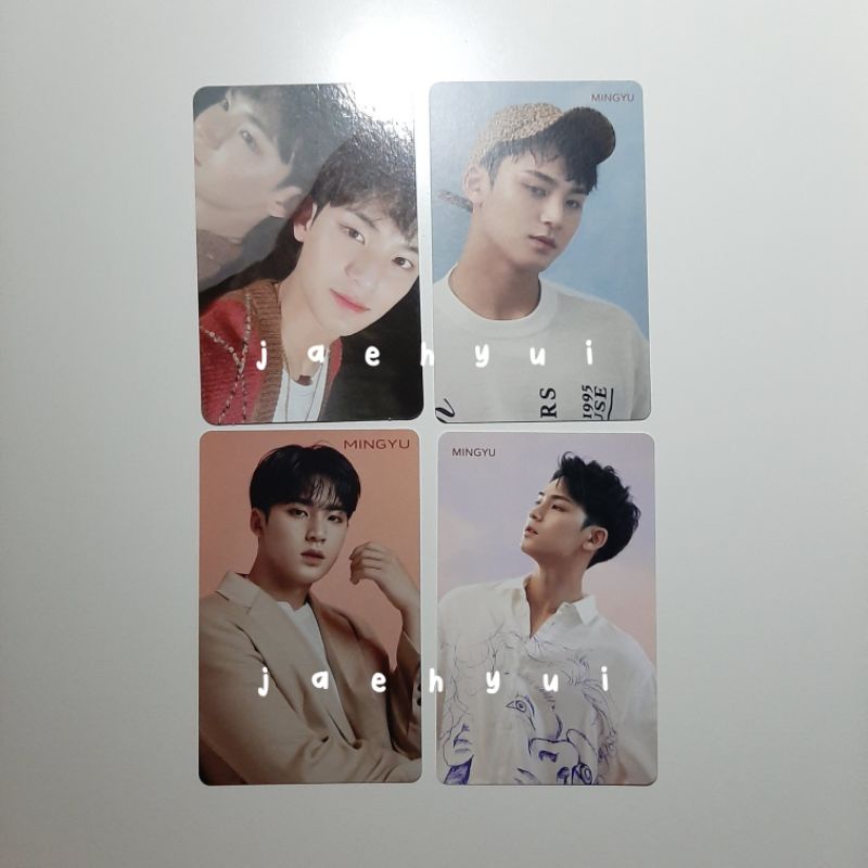 PC Mingyu henggare set ver an ode begin ver the poet ver HMV happy ending 24H fallin flower