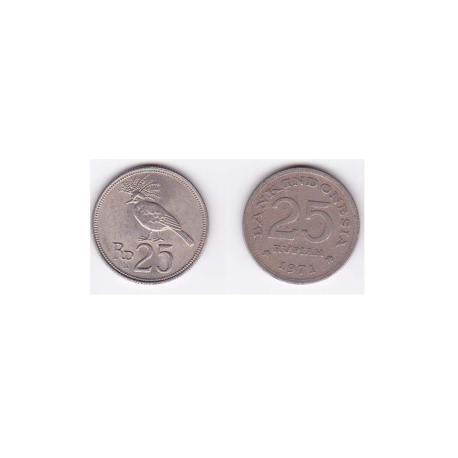 Koin/ Uang Logam 25 Rupiah - Merpati (1971)