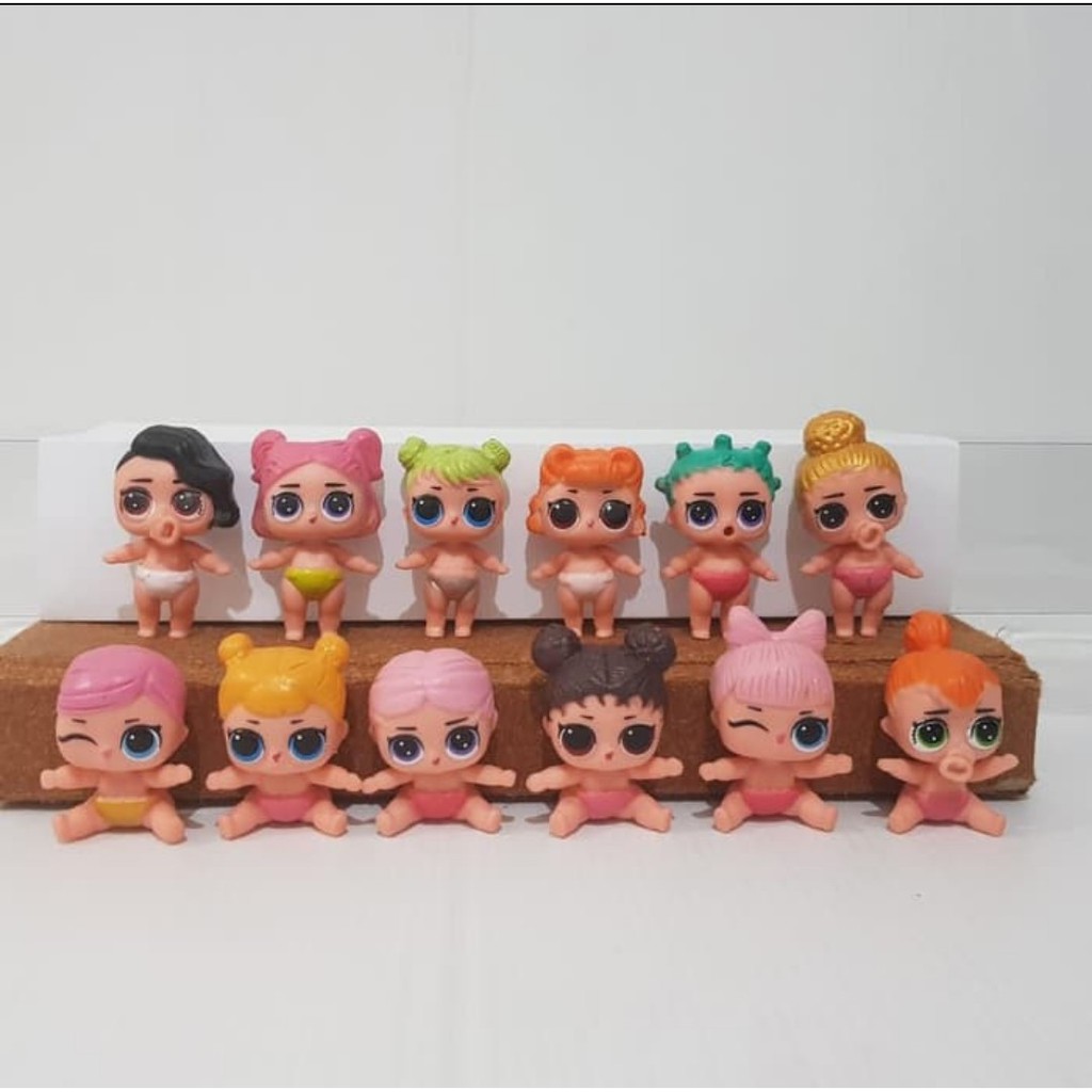 Hiasan kue ulang tahun / mainan anak / figurine LOL