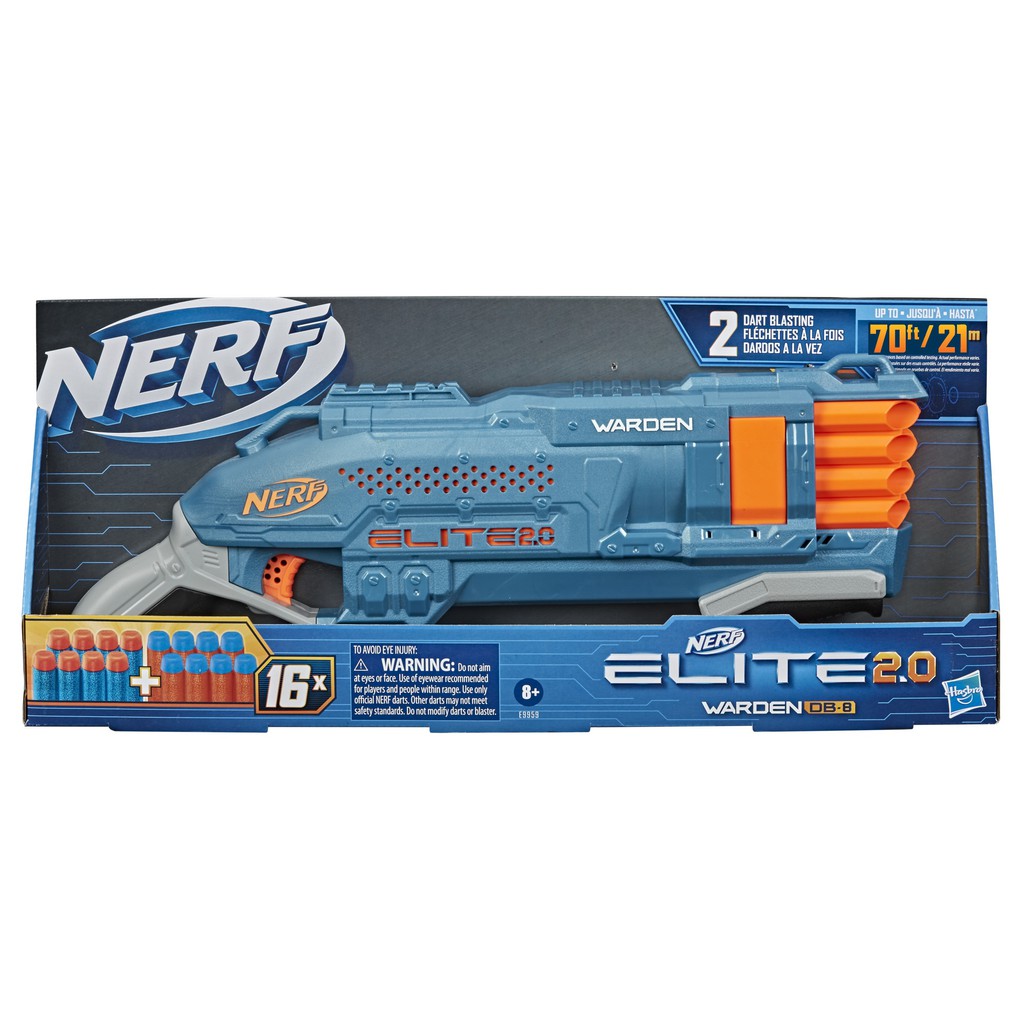 NERF Elite 2.0 Warden DB-8/DB8 Blaster