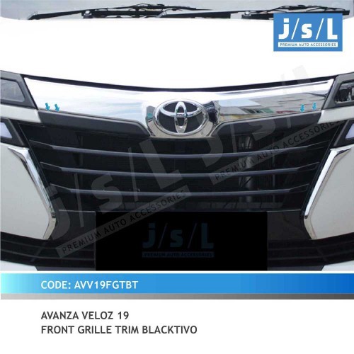 Lis Grill Avanza  Xenia  Veloz 2019 Front Grille Trim Blacktivo