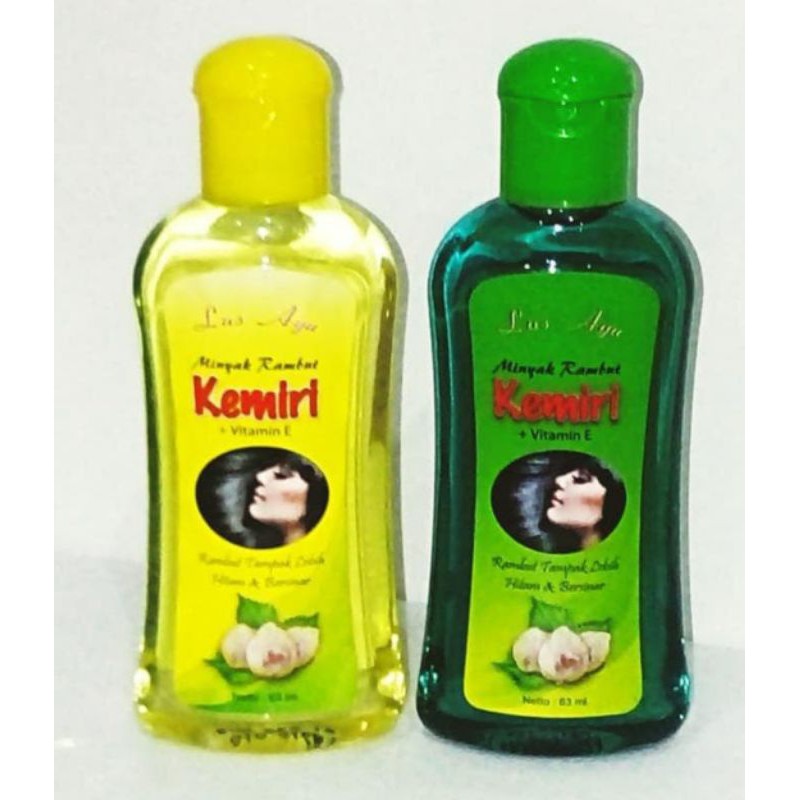 ❣️Rakkistore99❣️ Lus Ayu Minyak Rambut Kemiri &amp; Lus Ayu Urang Aring 63ml (100% Original)