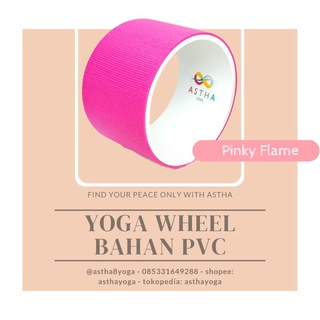 READY STOCK Yoga Wheel / Yoga Wheel PVC /Alat Terapi punggung/ Alat bantu Yoga