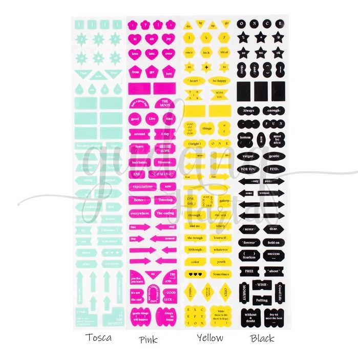 

GCC Stiker Colorful Shape Sticker Motif Kotak Warna DIYScrapbook GCC 303073