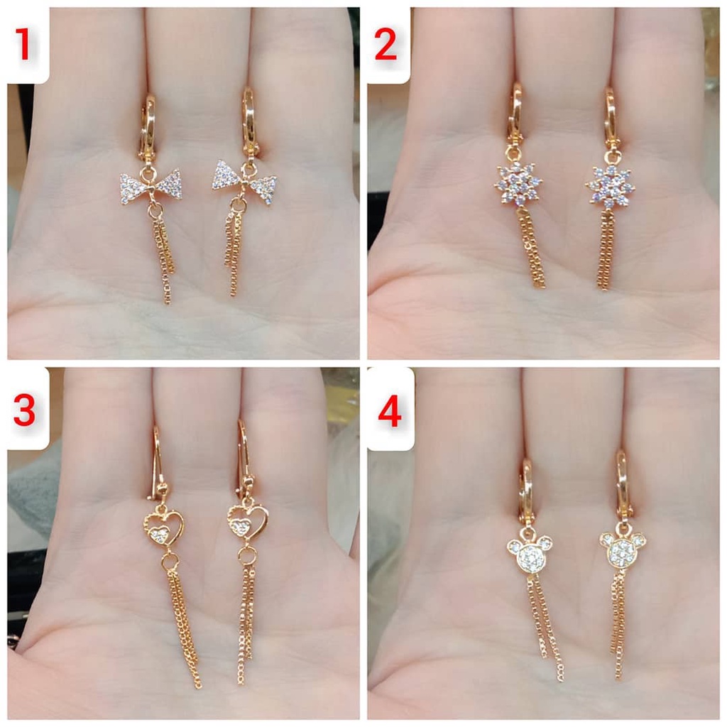 La Vienne - Anting Titanium Wanita - 5 Variasi stella