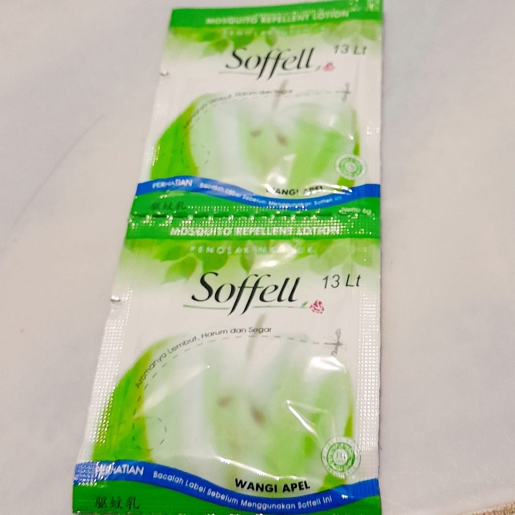 sofel soffell sachet anti nyamuk 1 renceng isi 12 pcs