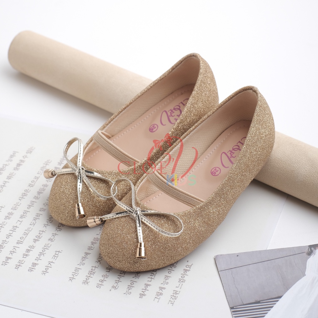 CLOEVKIDS - Chilla Size 22- 35 Flatshoes Sepatu Pesta Ballet Anak Perempuan