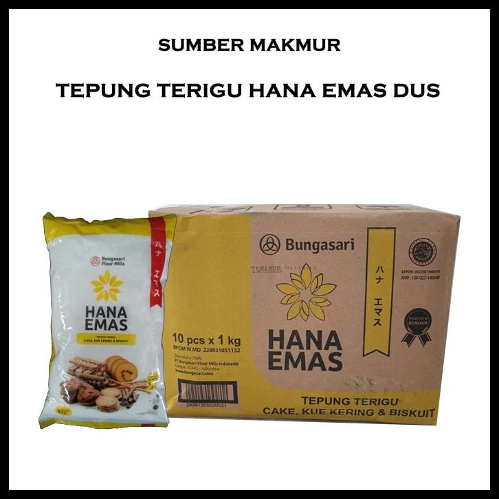 

TERBARUU!! TEPUNG TERIGU HANA EMAS KEMASAN 1 KG TERLARIS