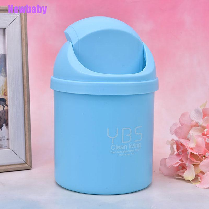Tempat Sampah Mini Bahan Plastik Ukuran 20x13cm Untuk Rumah / Kantor