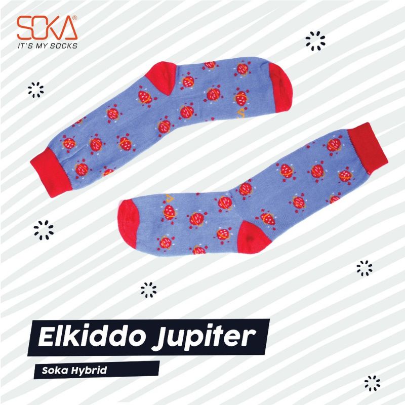 Kaos Kaki Anak (Usia Balita - TK) Motif Soka Hybrid El Kido