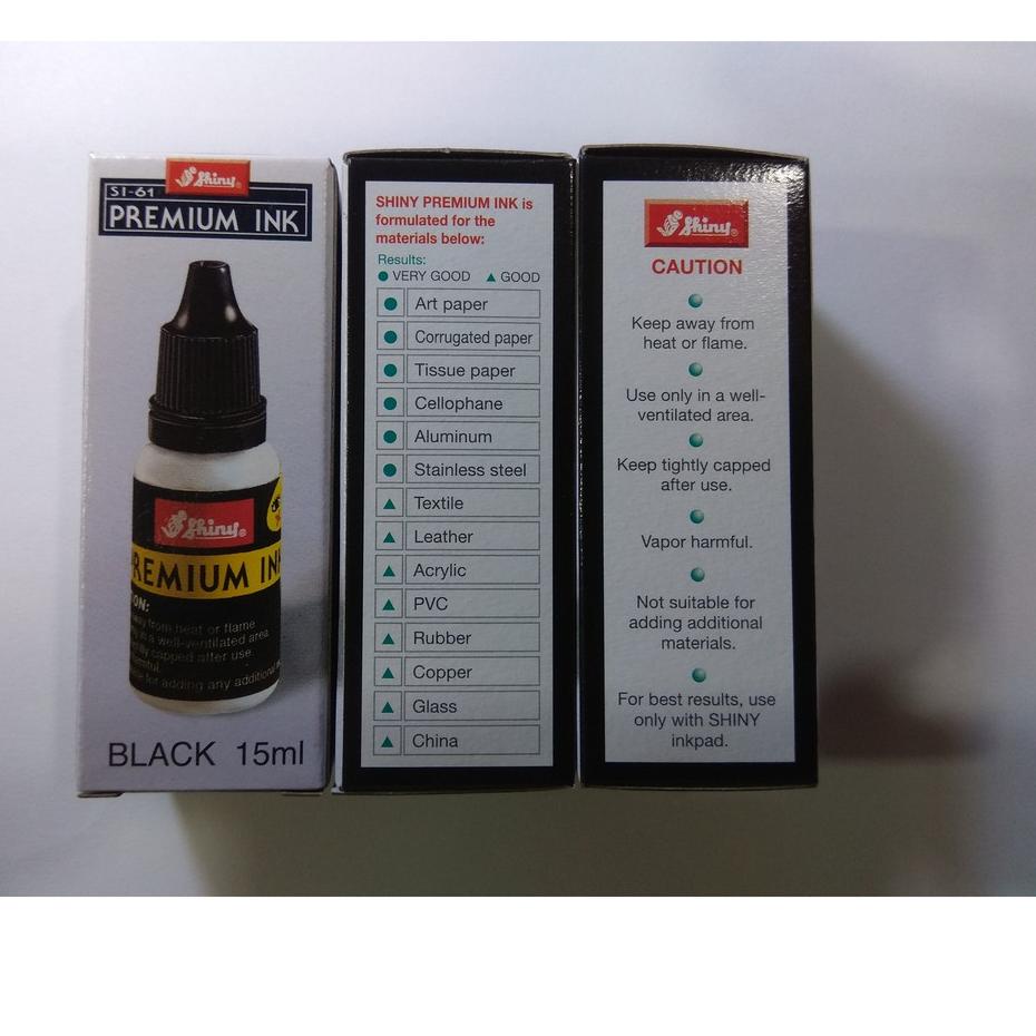 

New Shiny Ink HITAM 15ml SI-61 Black 시