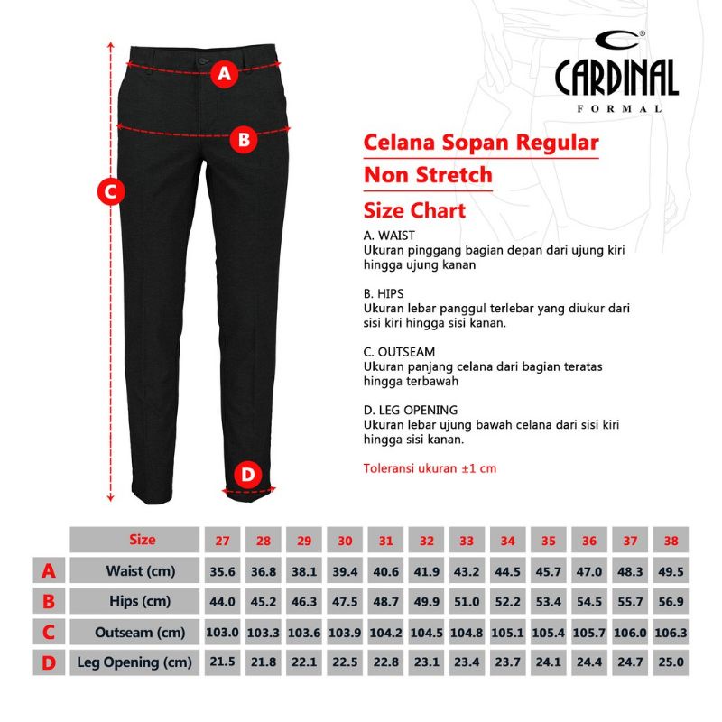 Celana Sopan Cardinal Original